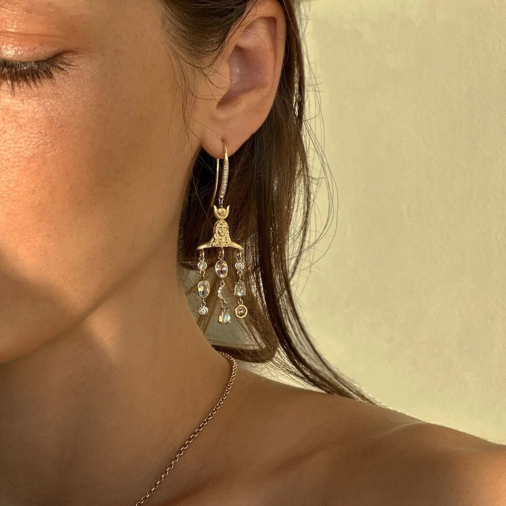 14k Mary   Isis Earrings