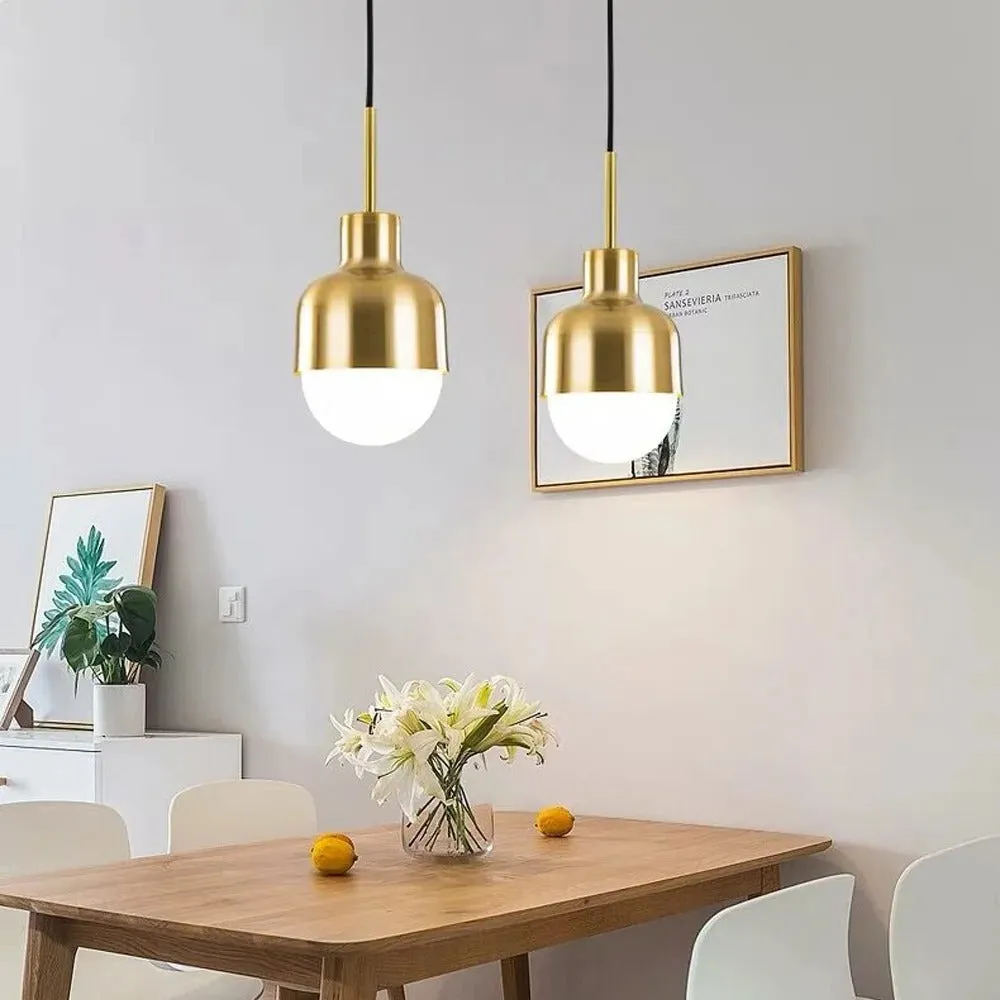 Aroldo Scandinavian Modern Acorn Pendant Lamp