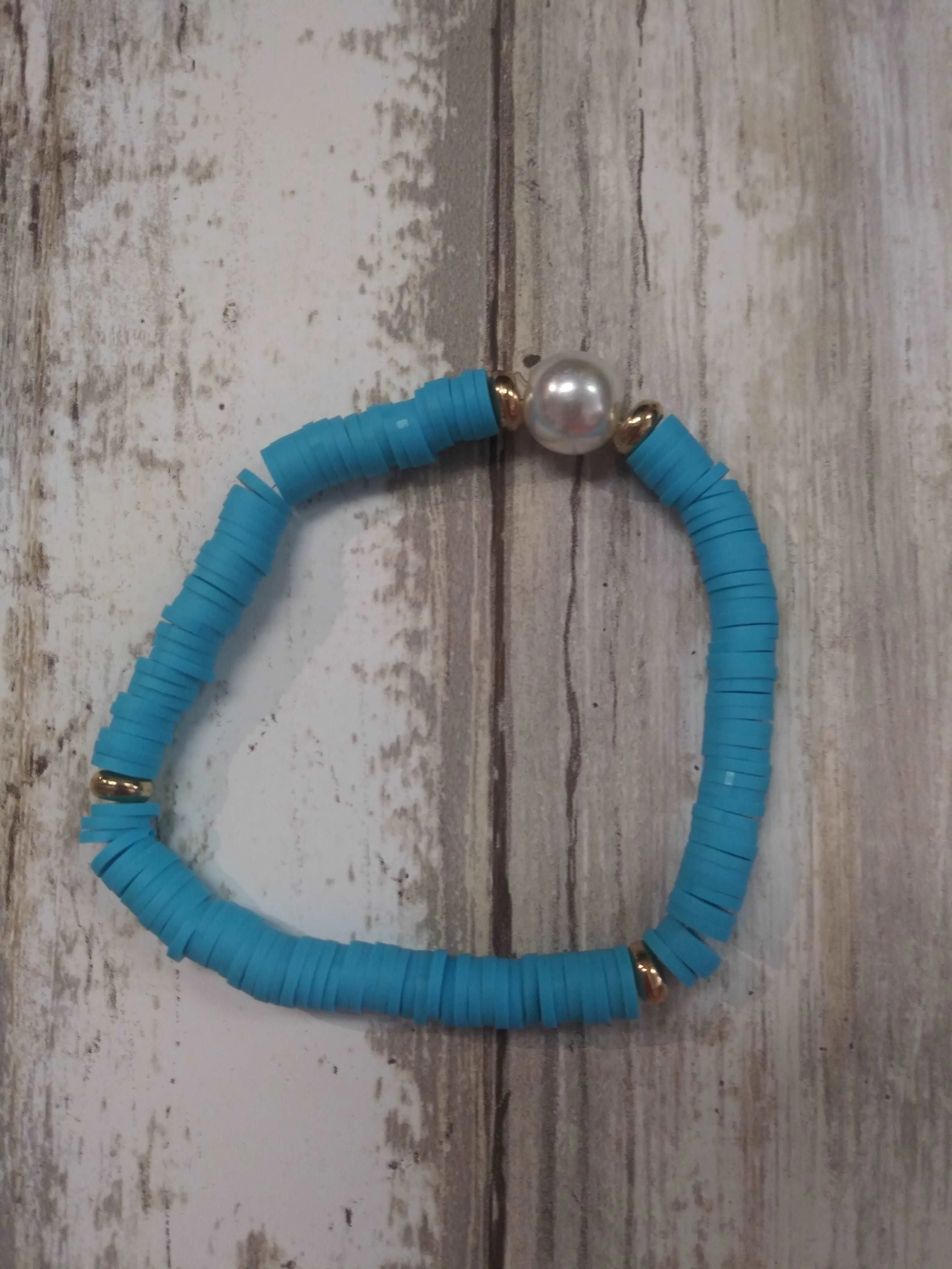 Beaded Bracelet W/ Pearl