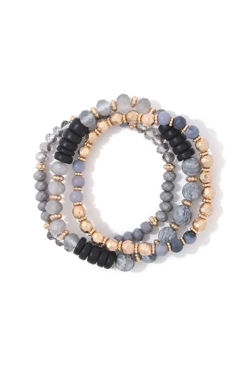 Beaded Stretch Bracelet Set