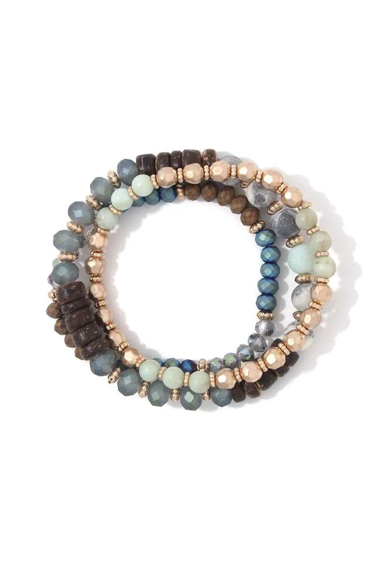 Beaded Stretch Bracelet Set