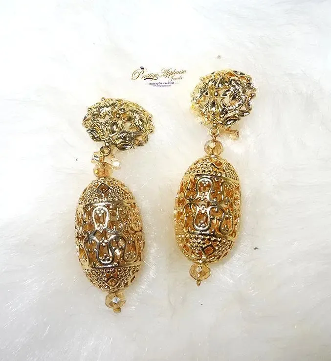 Beautiful Red Detailed Beaded Bracelet and Earring Beads Jewellery Set