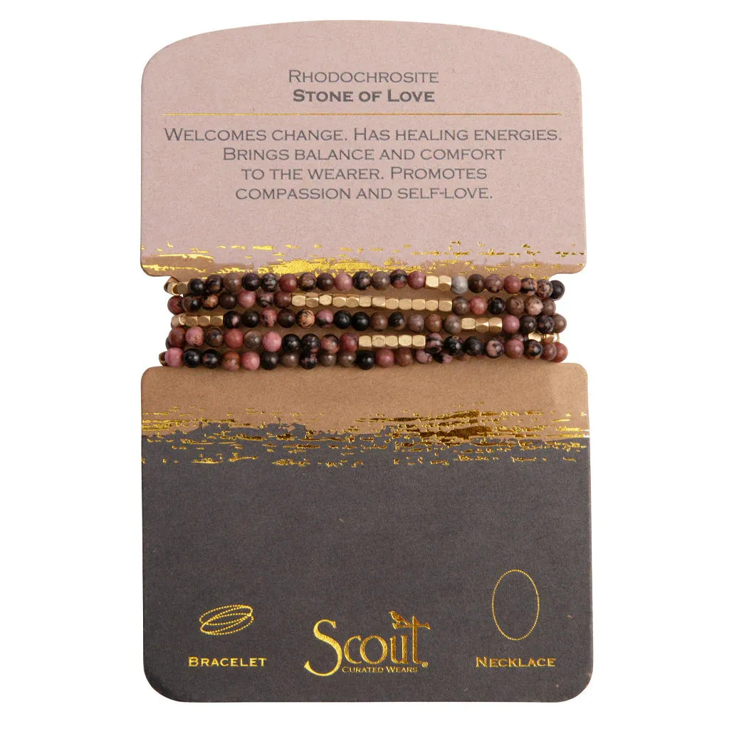 Bracelet Stone Wrap Love