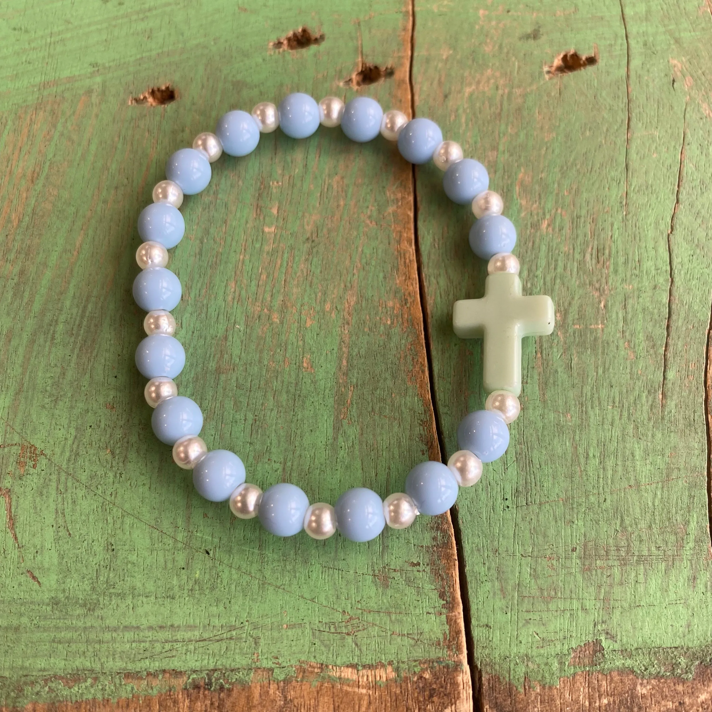 Girl's Pastel Prayers Bracelet