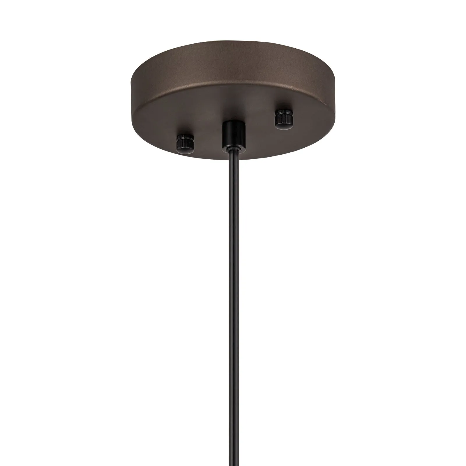 Glowlings 1-Light 18"Wide Hanging Metal Silvery Dome Pendant Light Island Light