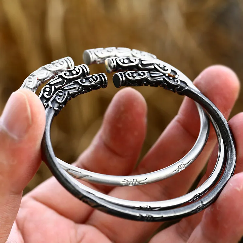 Golden Hoop Luxury Bracelet Inspired by Black Myth Wukong for Men