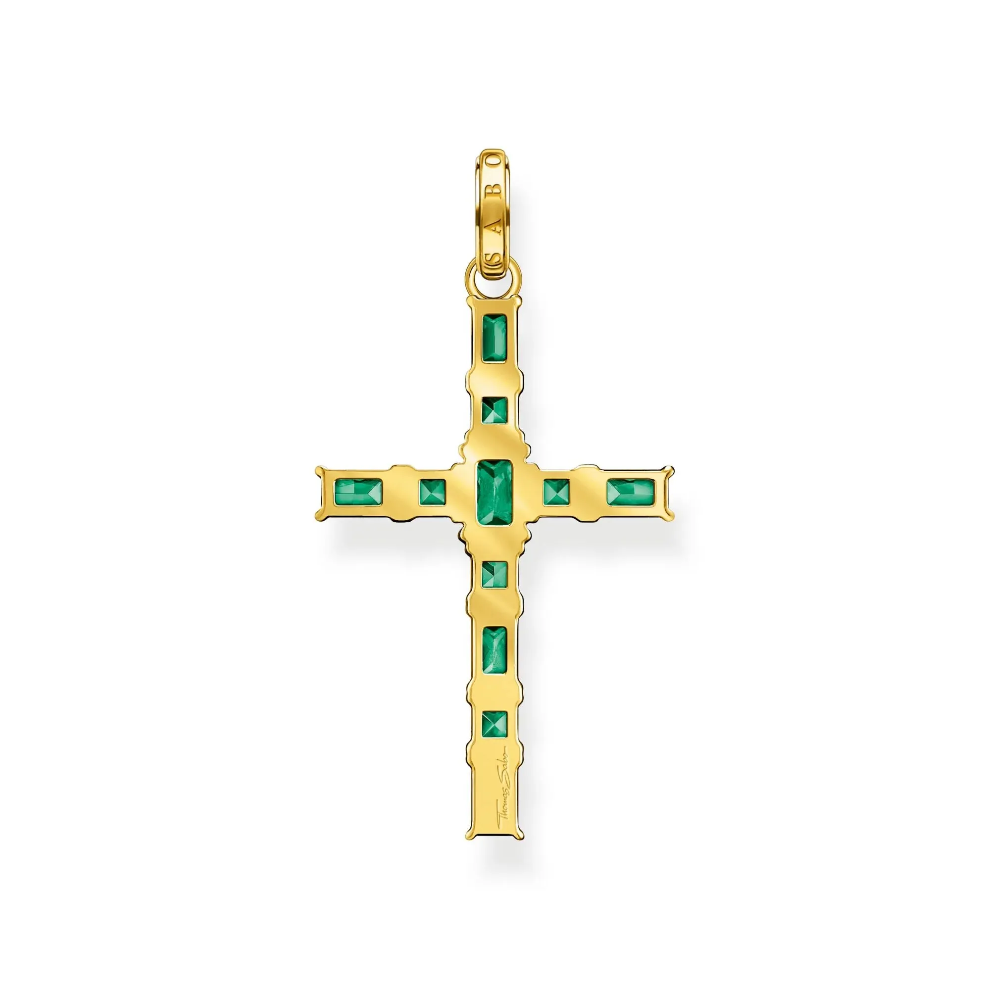 Heritage Green Cross Pendant