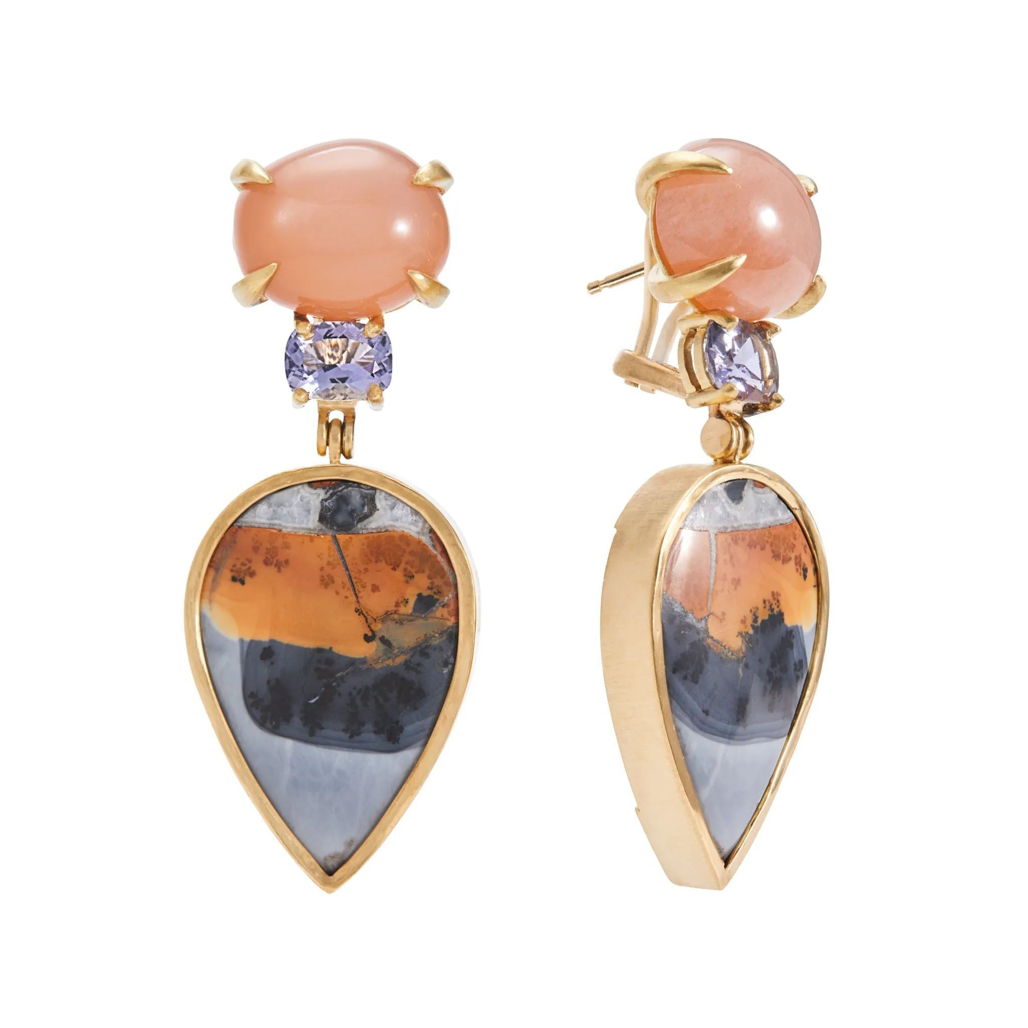 Landscape: Sky, Alpenglow Earrings
