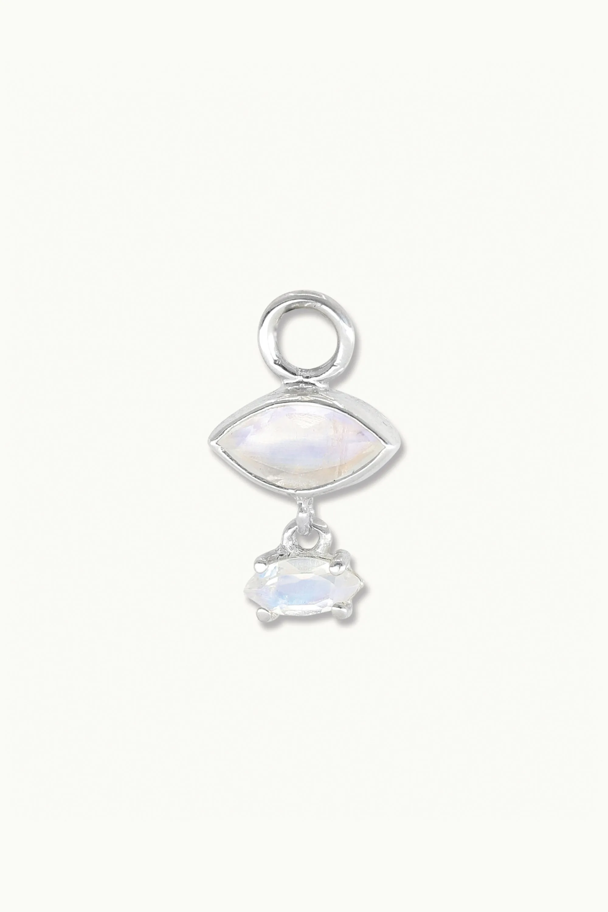 Mila Moonstone Silver Charm
