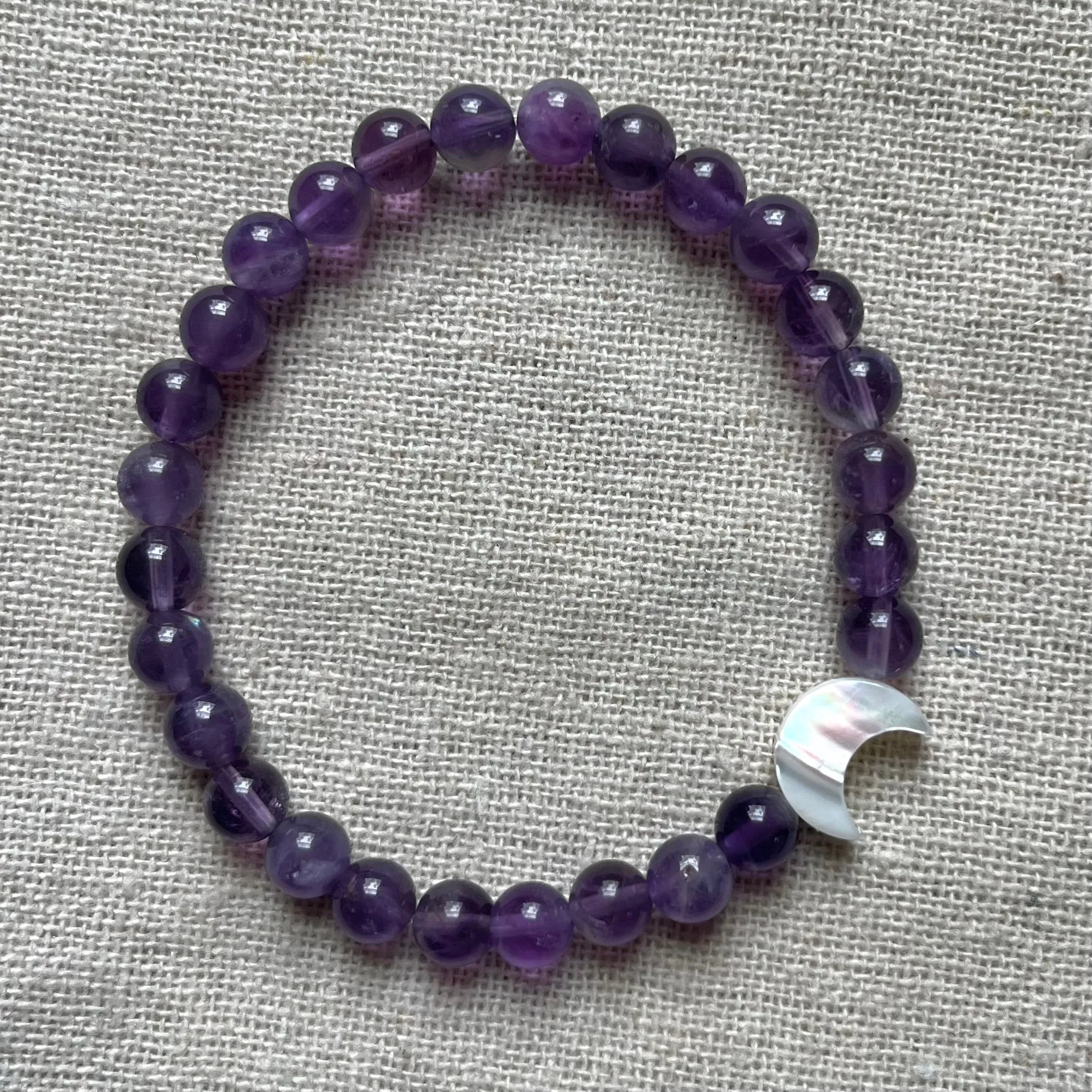 Moon Energy Bracelet - Amethyst