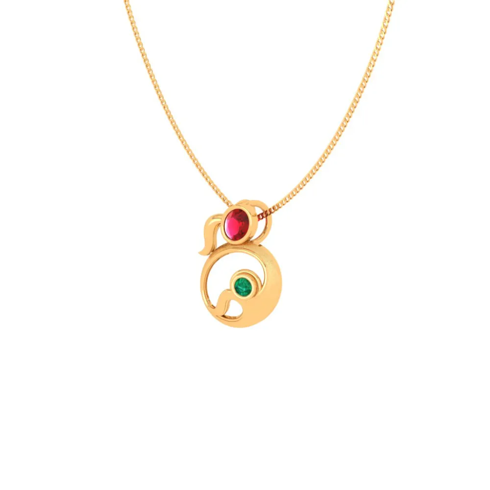 Mother's Love Gold Pendant