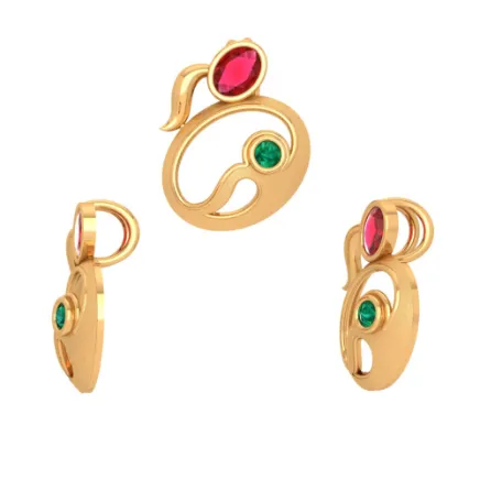 Mother's Love Gold Pendant