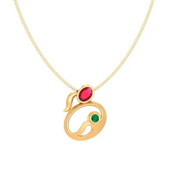Mother's Love Gold Pendant
