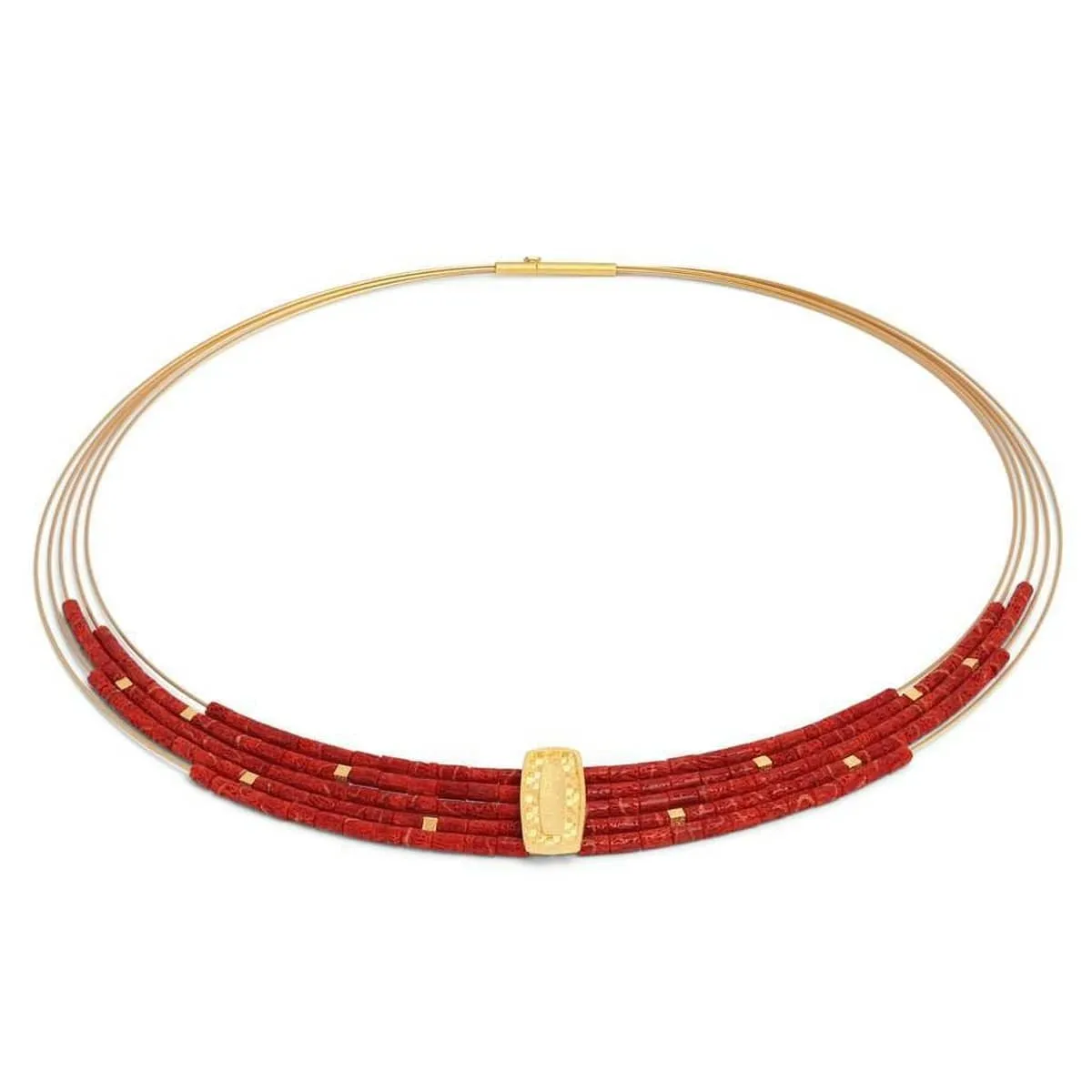 Movena Red Coral Necklace - 84922296