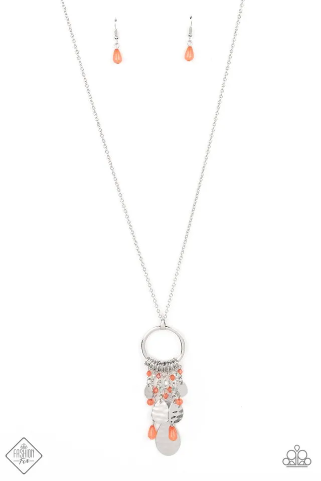 Paparazzi Necklace ~ Totally Trolling - Orange