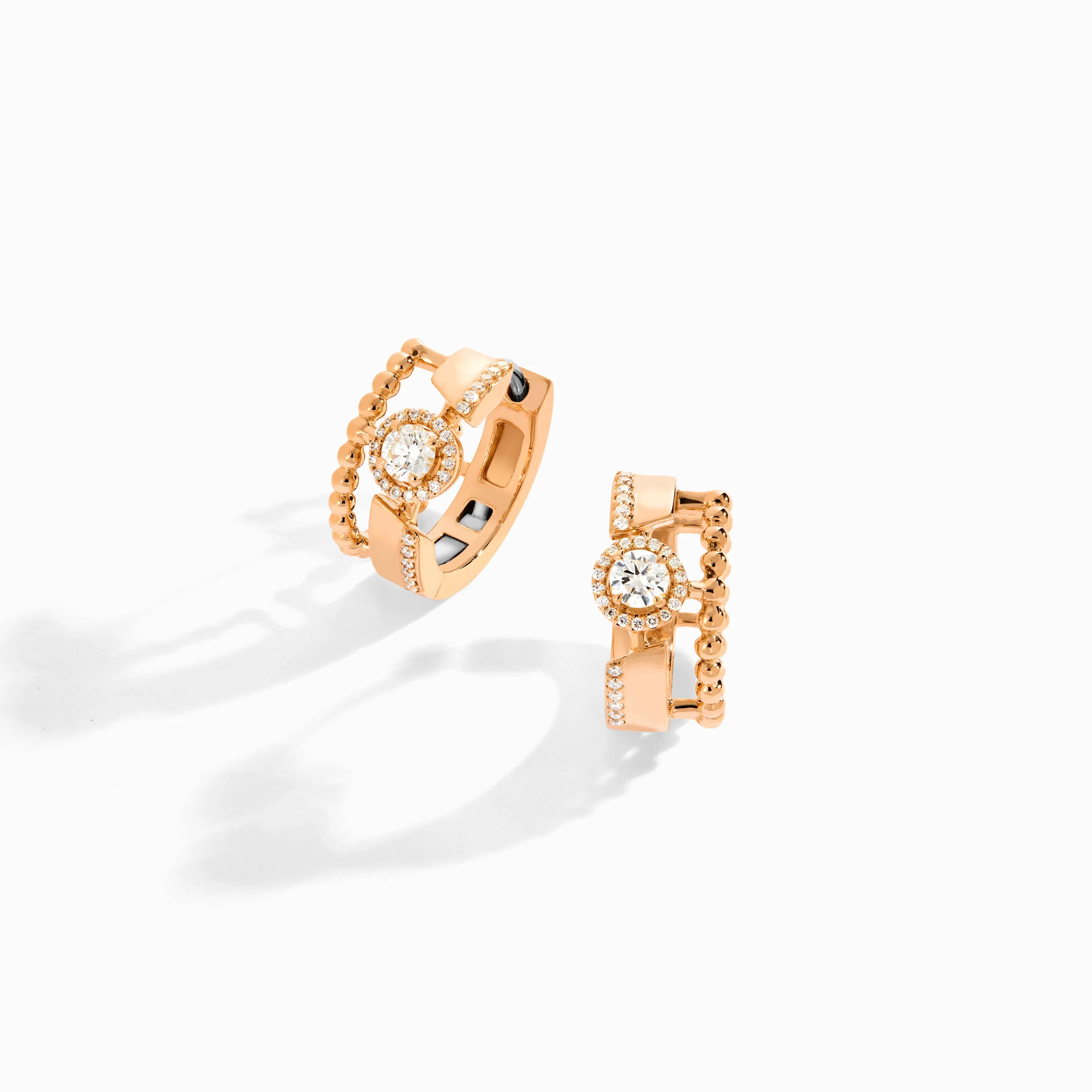 Rock Huggie Earrings