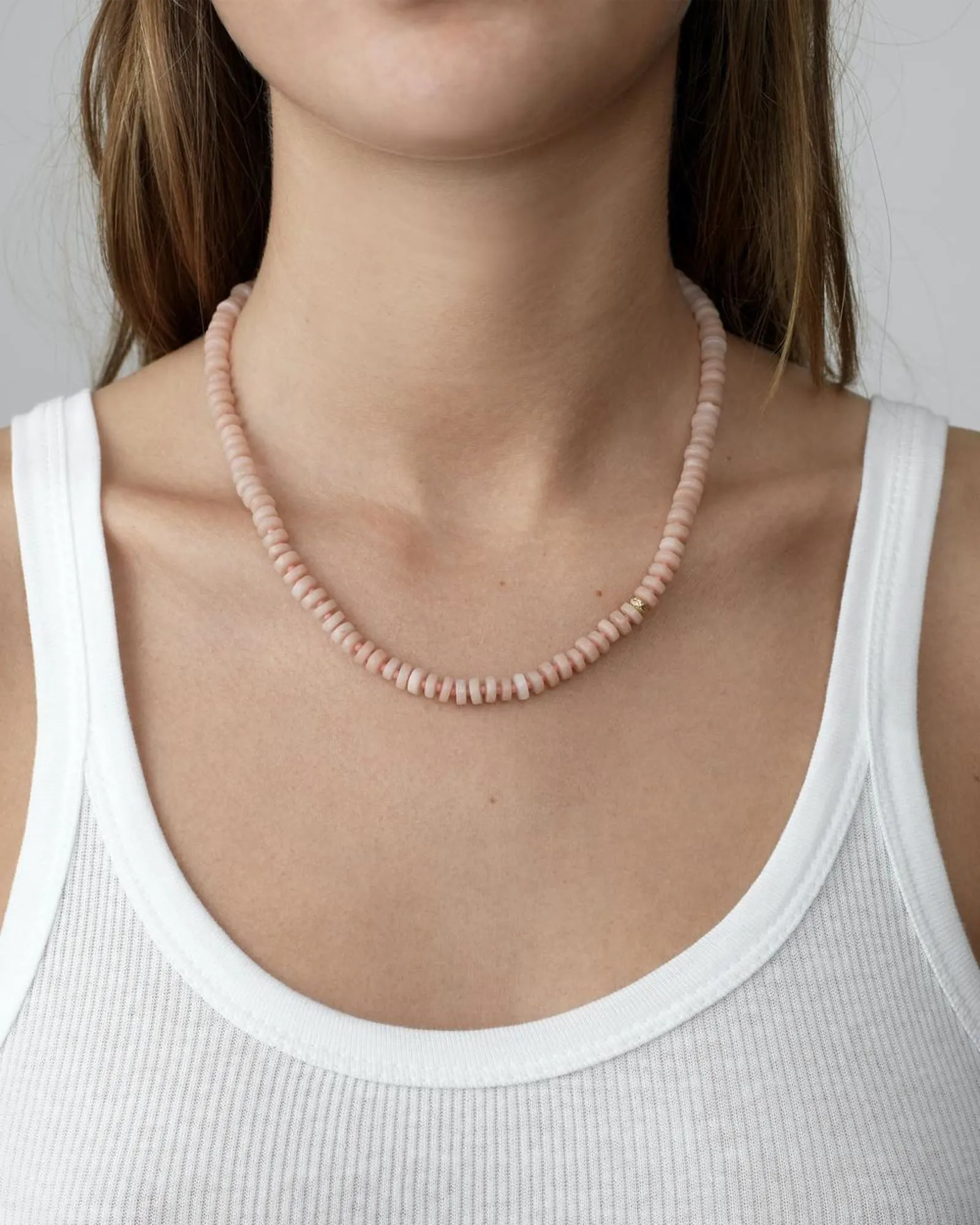 The Big Pink Necklace in Pink Opal | Pink Opal
