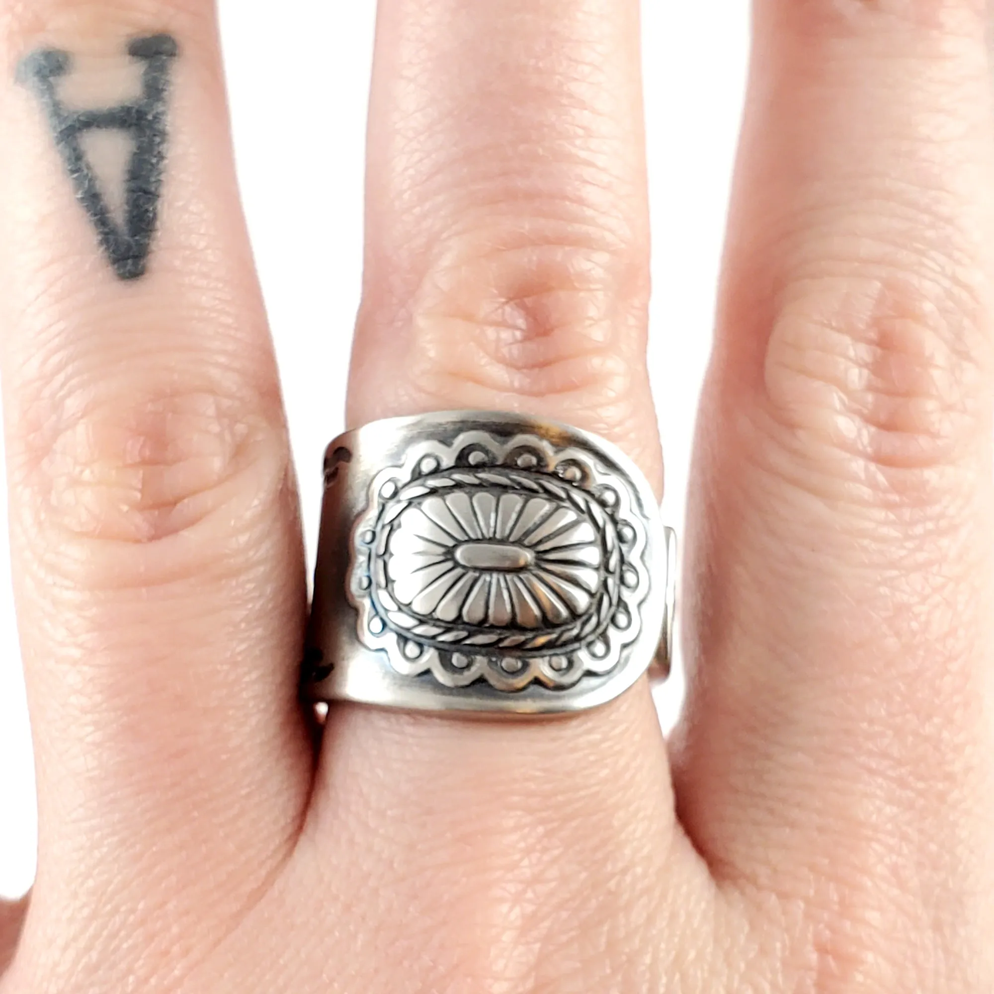 Wallace Taos Stainless Steel Spoon Ring