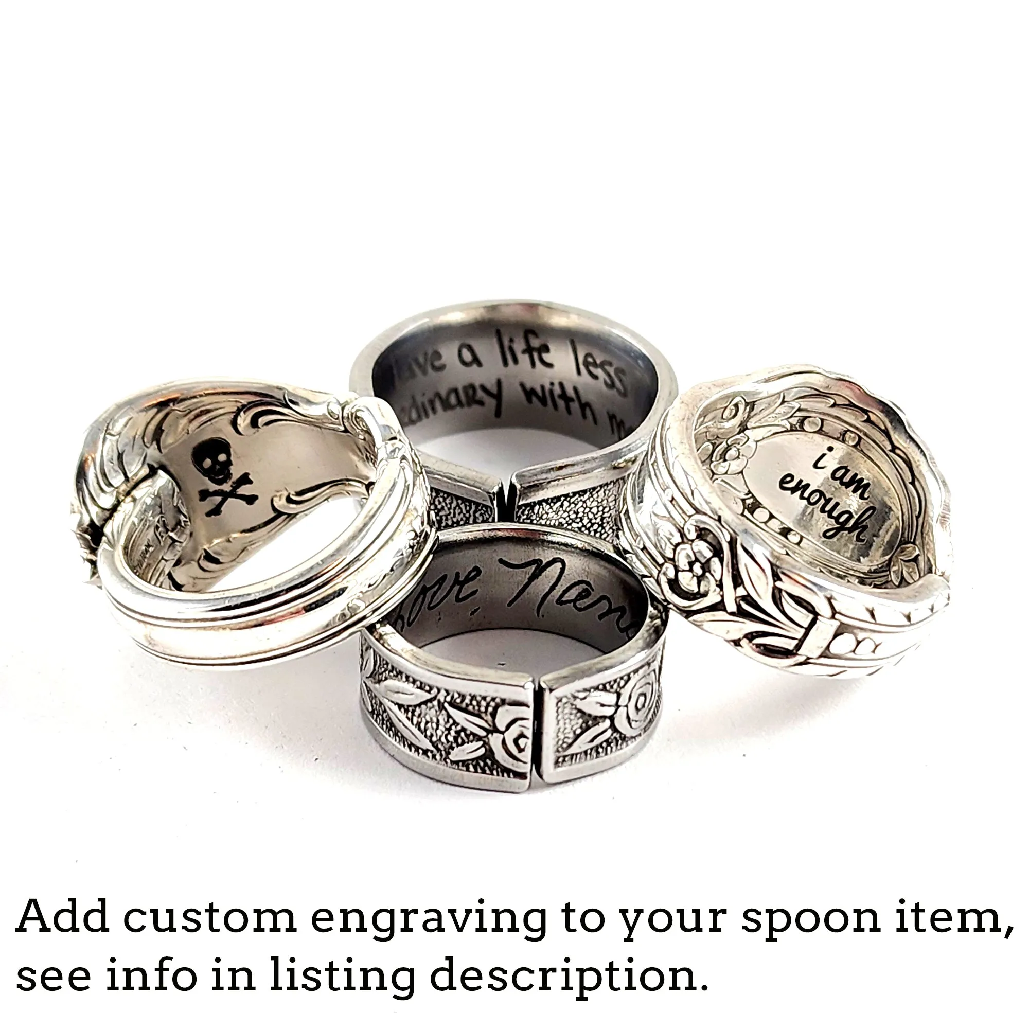 Wallace Taos Stainless Steel Spoon Ring